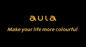 AULA AC306 The Cute Wireless Keyboard & Mouse Combo 2.4G RGB Light Retro Round Keys Ergonomic Portable Perfect Gift for Her and Own