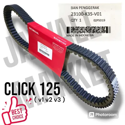 V-Belt Click 125i v1 v2 v3 -(23100-K35-V01) - Honda OEM CVT Part - use for Scooter Motorcycle CVT Parts