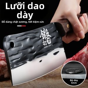 Dao Chẻ Xương Dày Đặc Cho Thợ Mổ Đúc Thủ Công