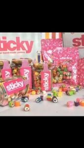 Sticky Candy Coklat Handmade Limited Edition 70g Packet Pokemon Sticky Mario Sticky with Free Gift