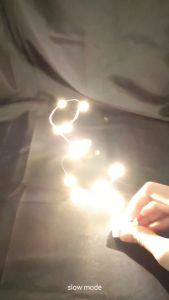 [Ready Stock] 0.5M 1M 3 Modes Warm White LED fairy light string /0.5M 1M Tali Lampu LED Putih 3 Mod/3种模式0.5M暖白灯串