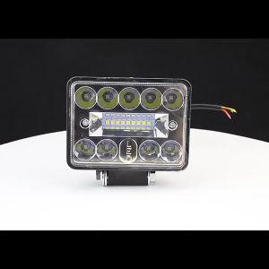 Lampu Kerja LED Mobil 3 Inci 18 Lampu 54W Super Terang 9-80V Lampu Tambahan Pengemudi Kendaraan Off-Road untuk Perahu Truk Ekskavator