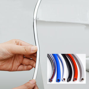 Car Door Edge Scratch Protector Strip Guard Trim Auto Door Anti Collision Strip Doors Moldings Adhesive Scratch Protector