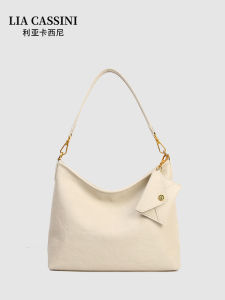 Lia Cassini Large Capacity Commuter Casual Tote Bag Single Shoulder Womens Bag Stylish European Fashion Sewing Line