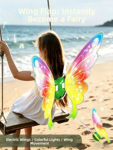 BABYSHOME | Electric Glowing Musical Wings Toys