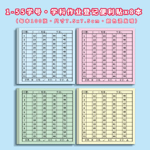 Classroom Sticky Notes Primary And Middle School Students Homework Feedback Attendance Check List Teacher Resource Supplies