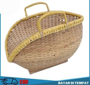 Tas kisa ayam Rotan dan plastik ukuran Jumbo