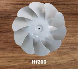 Cánh quạt phụ kiện nối ống hút mùi thông gió HF200 thay thế