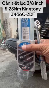Cần siết lực 3/8 inch 5-25Nm Kingtony 3436C-2DF