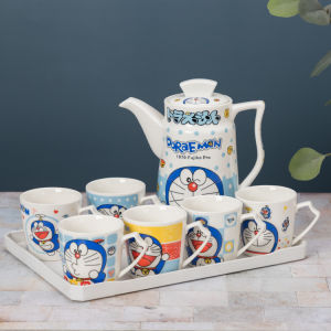 Water Cup Set Household Cold Water Bottle Ceramic High Temperature Resistant Creative Cartoon Cold Water Bottle Cold Hot Water Bottle Water Cup Water Set