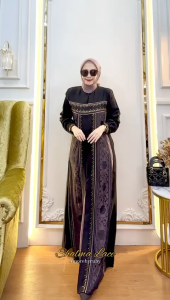 gamis brocad terbaru gamis manik swarovsky gamis simple elegant kekinian shalma lace amore by ruby