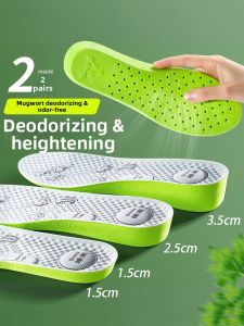 FASHEHAN | Deodorizing and Breathable Height Increase Insoles