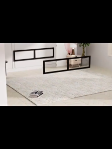 Bayee โครงเตียงเหล็ก 3/5/6 ฟุต เตียงเหล็ก 6 ฟุต โครงเตียงที่แข็งแกร่งโครงเตียงเหล็กดัดสีดําไม่มีกระดานข้างเตียงดีไซน์สวยงามเส้นผ่าศูนย์กลางท่อ2 * 2ซม. ผนังหนา0.7มม