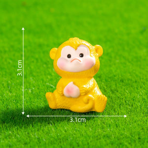 Creative Miniature Landscape Decorative Accessories DIY Decoration Bonsai Animal Figurines Small Monkey Rabbit Desk Decoration