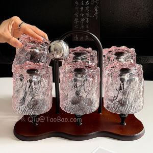 ชุดแก้วน้ำชาหรูหรา ชุดแก้วน้ำสำหรับรับแขกในห้องนั่งเล่น ชุดแก้วน้ำนม ชุดแก้วไวน์ ชุดแก้วน้ำผลไม้ ของขวัญ