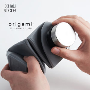 XiHeLi Origami Bottle: Foldable Water Bottle with Detachable Sipper กระติกน้ำ ขวดน้ำ พกพาสะดวก หิ้วง่าย เที่ยวสะดวก