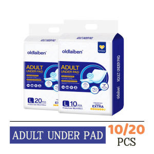 Aoduoyaya 10/20PCS Disposable Underpad 60x90cm Incontinence Pads/Super Absorbent Protection Elderly/Diapers