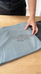 POLAR Multi-Purpose Travel Blanket Travel Pillow And Blanket Set Frozen Blanket Polar Fleece Bed Sheet - Lazada