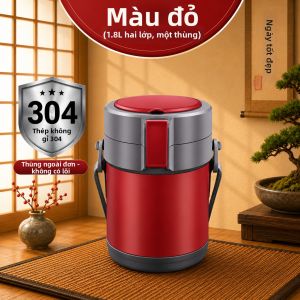 JXIEUM | Hộp Cơm Giữ Nhiệt Dài Lâu 316 Thép Không Gỉ