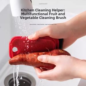 Silicone Integrated Cleaning Brush Durable