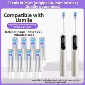 Usmile Electric Toothbrush Head Replacement Soft Bristle Deep Cleaning Nylon Brush Head Compatible with P10 Y30 P20pro Y1S U3 P1