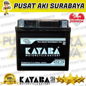 KAYABA GTZ7S 7 AMPER ORIGINAL ACCU SEPEDA MOTOR HONDA VARIO SCOOPY CBR SATRIA FU NMAX GTZ6V MTZ6S