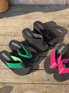 New style flip-flops womens simple casual versatile thick-soled foam sandals seaside holiday beach shoes