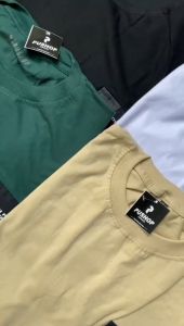 Pushop T-shirt Oversize YFS Pocket Kaos Pria dan Wanita Cotton Combed 24s