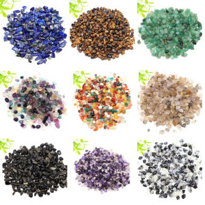 Natural Stones Gravel Crystals Chip Quartz Minerals Reiki Healing Agates Specimen Home Aquarium Fish Tank Decoration DIY Crafts