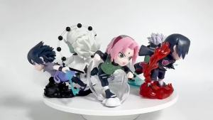 Bandai | New explosion anime Naruto blind box model hand-made Ninja World War Series Q mini doll toy PVC desktop ornaments for anime fans