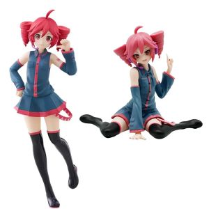Bandai | Sitting and Standing Style Utau Kasane Teto Premium Chokonose Action Figure PVC Model Collection Anime Figurine Birthday Gift