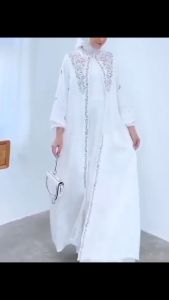 Shaylin dres gamis bordir terbaru 2025 lebaran baju wanita dewasa viral dres kondangan pesta mewah