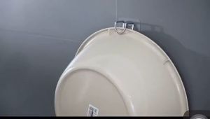 Bathroom Basin Hooks Stainless Steel Wash Basin Rack Saving Space Wall-Mounted Storage Racks 浴室不锈钢脸盆挂钩