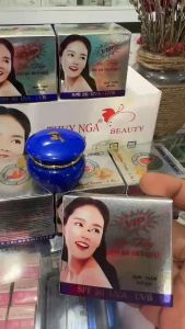 Kem Linh Chi Thuý Nga giảm mụn thâmmờ sẹodưỡng trắng da hủ 65gr