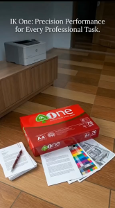 KAFIFI IK One Copy Paper Short Size – 5 Reams/Box – 500 Sheets Each – Smooth Printing & Photocopy Paper