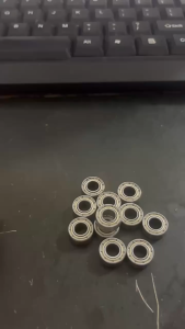 10pcs Bearing 608 ZZ Untuk Mendukung Beban Radial  8 X 22 X 7 MM