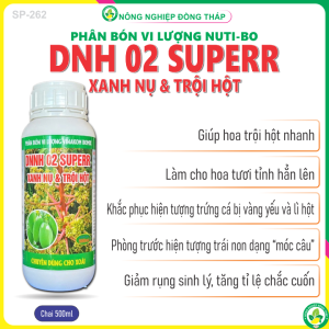 Phân Bón VL VINAKOM BOMIX DNH 02 SUPERR – Xanh Nụ & Trội Hột – Chuyên Dùng Cho Xoài (Chai 500ml)