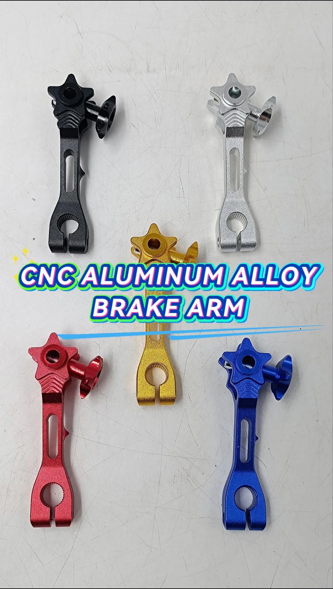 UNIVERSAL BRAKE ARM PURE CNC ALUMINUM ALLOY HIGH QUALITY MOTORCYCLE ACCESSORIES AND PART