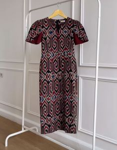 VIOLA DRESS TENUN - DRESS TENUN KEKINIAN - OUTFIT TENUN TERBARU