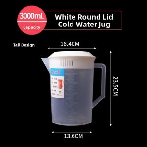 MEISITEKEKE | Heat Resistant Large Capacity Water Pitcher 5L