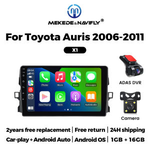 MEKEDE Carplay 2 Din Car Stereo For Toyota Auris E150 2006 - 2012 GPS Navigation BT Multimedia Player 9Inch Car Radio Head Unit