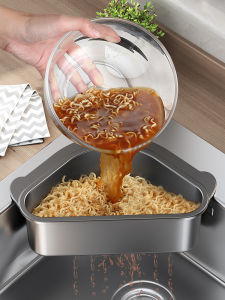 WEIMEIYUAN | Kitchen Drain Filter Basket with Strainer and Storage Rack