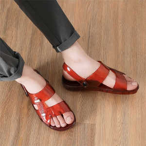 Dép Đi Biển Nam Đế Mềm Chống Trượt Chống Mài Mòn Đế Mềm Đế Cao Su Thoáng Khí Dép Đi Biển Phong Cách Cổ Điển Dép Xăng Đan