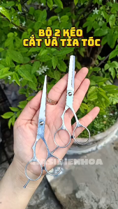 Bộ 2 Kéo Cắt Và Kéo Tỉa Tóc Đa Năng Chuyên Nghiệp