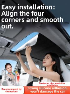 JIEKEFAN | Mercedes EQC Sunshade for Panoramic Sunroof Sun Protection and Insulation