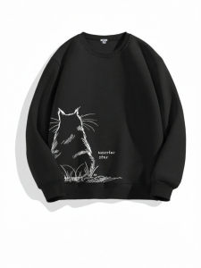 Warrior | Autumn New Fashionable Oversized Mens Round Neck Sweatshirt