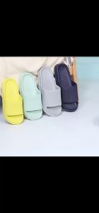 Sandal Selop Polos Karet Anti Licin untuk Wanita, Sandal Rumah/Kamar Mandi, dan Sendal Slide Jelly