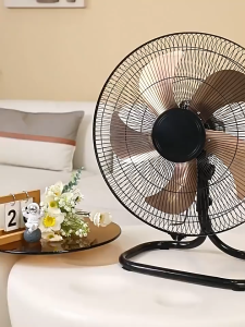 Five-Blades 18/20inches Oscillating Head Floor Fan Light Sound Powerful Chopper Motor Floor Fan