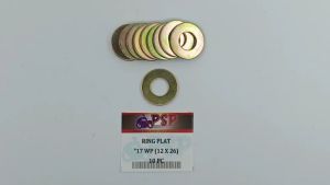 Ring Plat \\\"17 (WP 12 X 26) Harga Per Pak isi 10 - Reng Plate Pelat Washer Kunci 17 Diameter 12mm