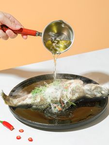 Mini 304 Stainless Steel Hot Oil Pot Egg Fry Pan Durable Non-coated Kitchen Cooking Utensil for Gas And Induction Stoves